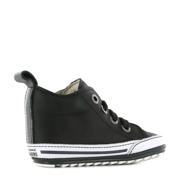 thumbnail: Shoesme BP21W028-D  leren babyschoenen zwart/rood