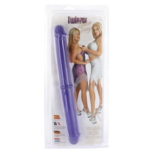Twinzer Double Dong dildo - Paars - 30 cm