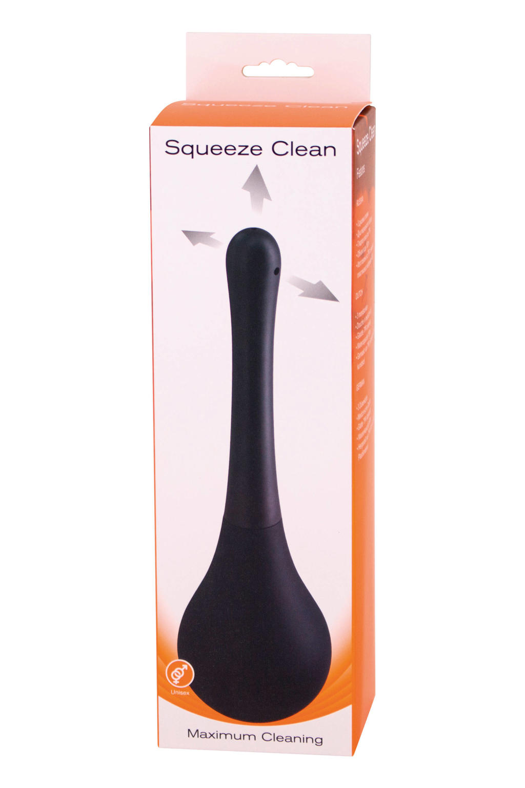 Seven Creations Anaal Douche - Zwart - 190 ml