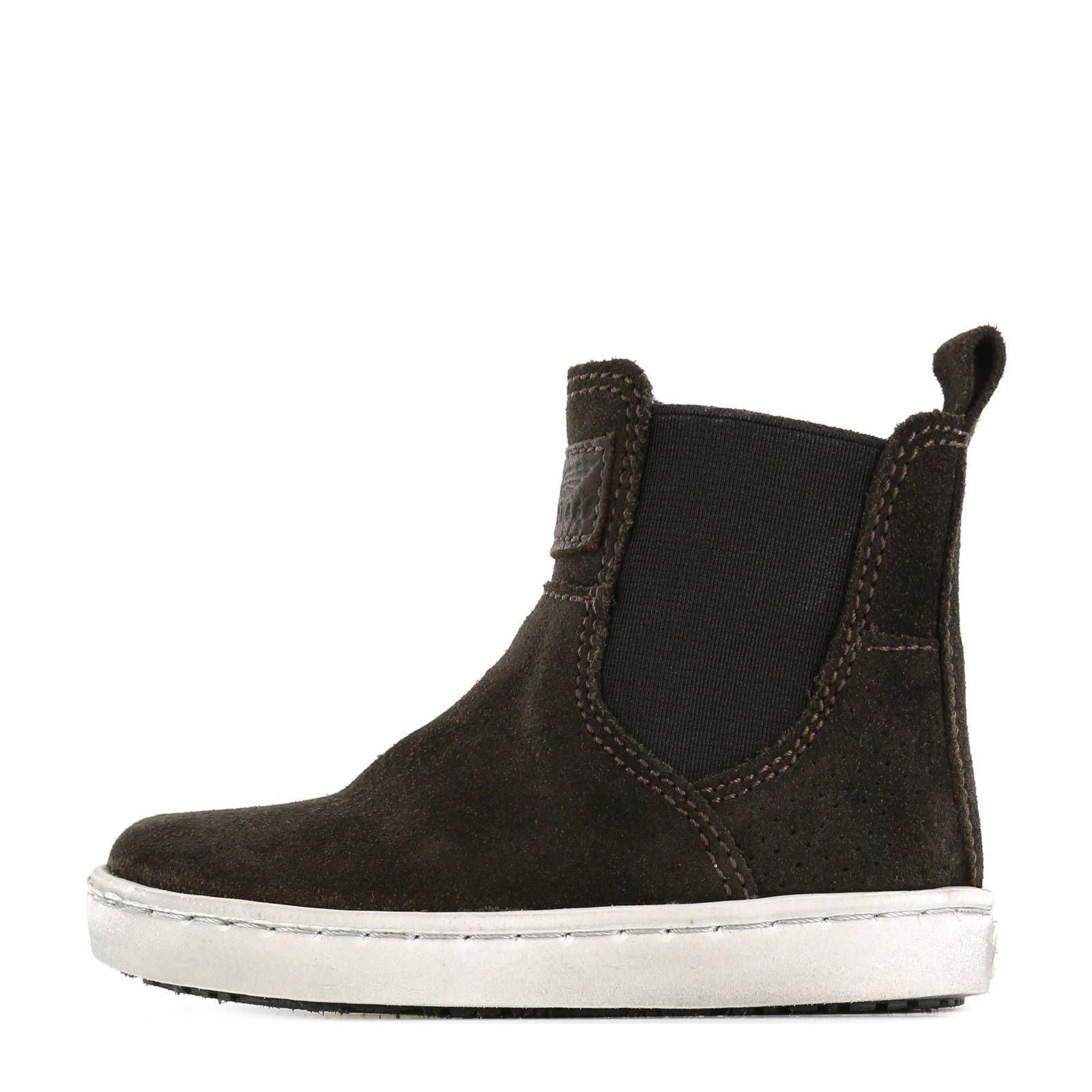 Shoesme UR21W046-B leren enkelboots donkerbruin | wehkamp