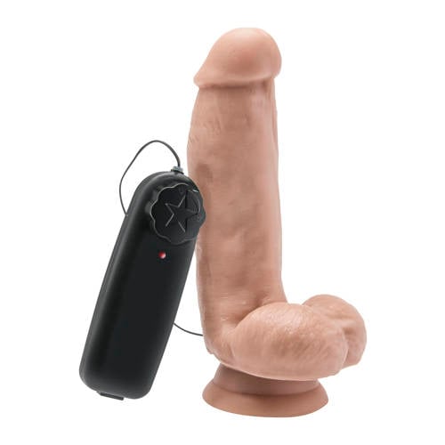 Wehkamp Get Real by ToyJoy Dildo 6in. with Balls Vibrator aanbieding