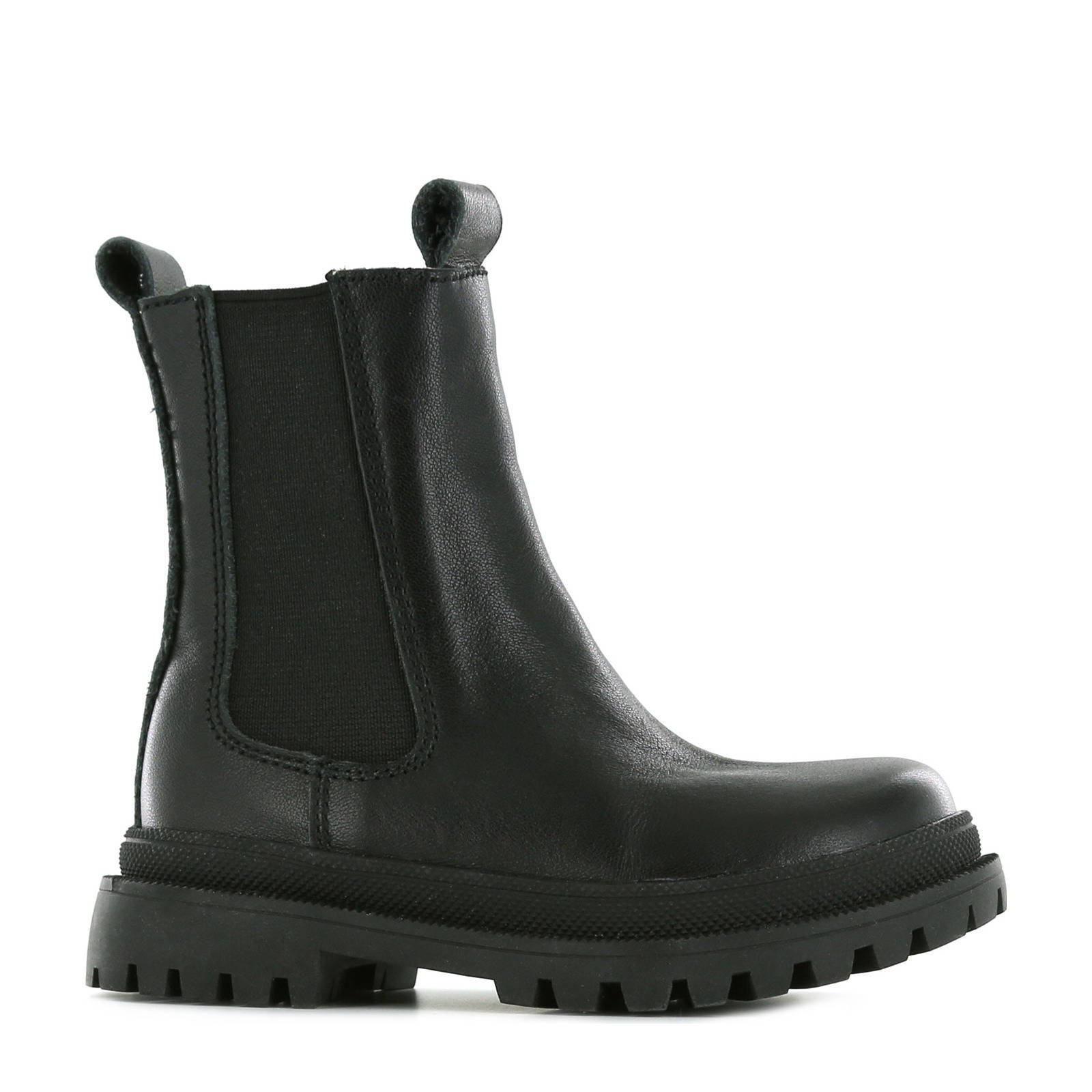 Shoesme NT21W004-B leren chelsea boots zwart | wehkamp