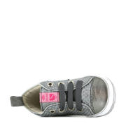 thumbnail: Shoesme BP21W028-D  leren babyschoenen met glitters zilver