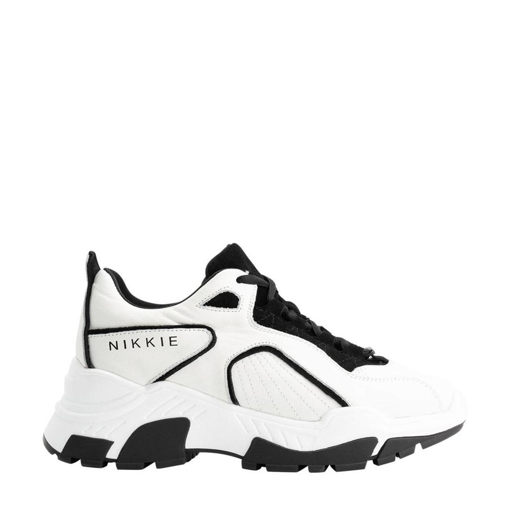 nikkie shirt zwart wit