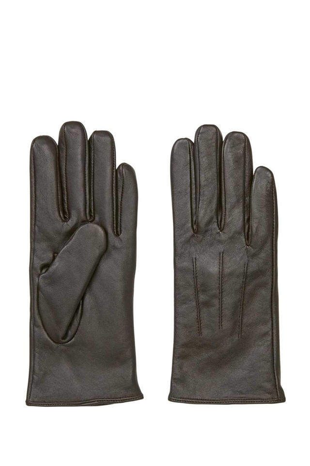 Ernest Shackleton knecht atomair HEMA leren handschoenen donkerbruin | wehkamp