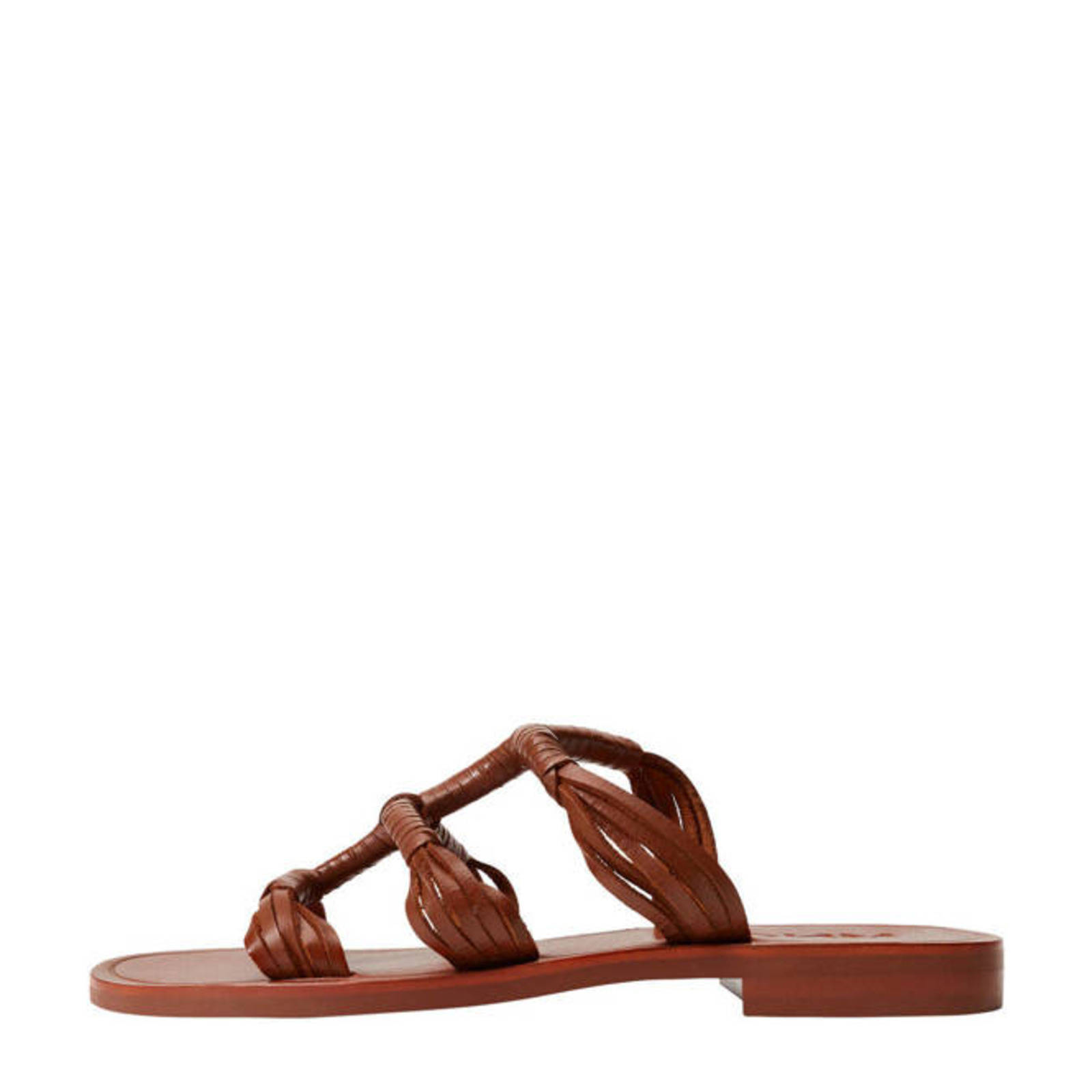 Mango Leren sandalen met bandjes online kopen