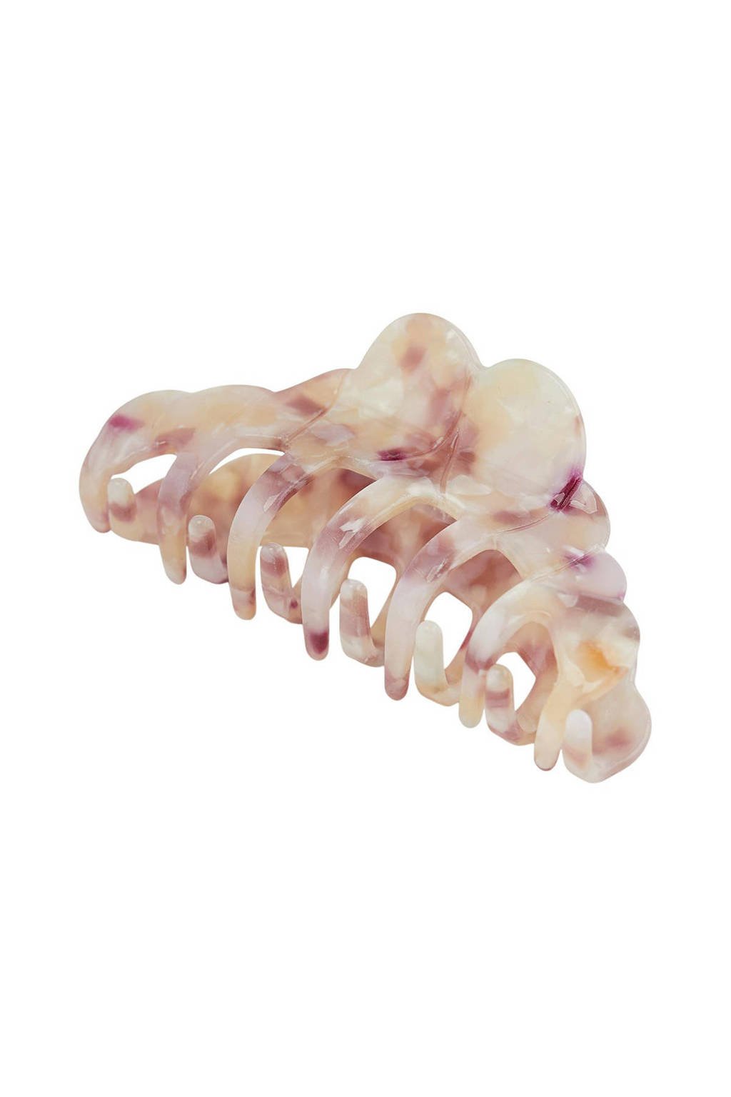 PIECES haarclip Janito ecru/roze, Ecru/roze