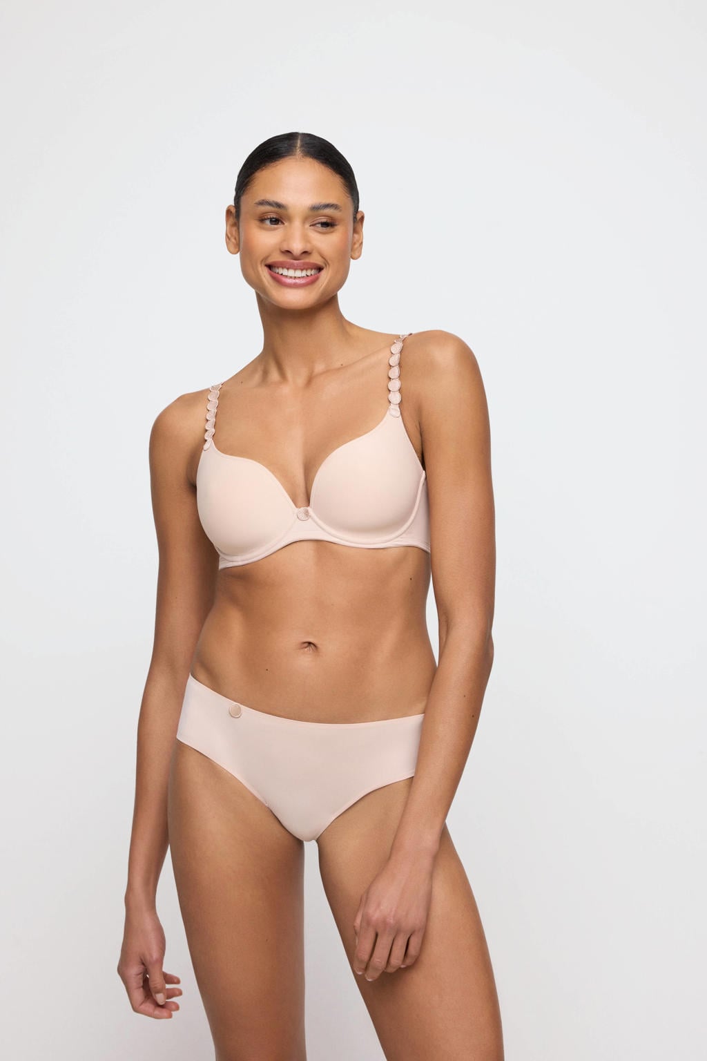 Marie Jo voorgevormde T-shirt-bh met beugel Tom lichtbeige