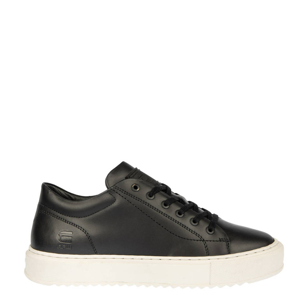 G-Star RAW ROCUP BSC M leren sneakers zwart, Zwart