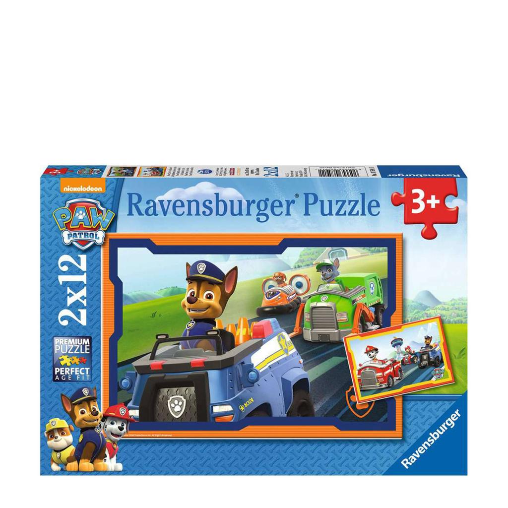 Paw Patrol in actie legpuzzel 12 stukjes