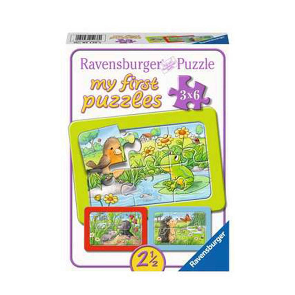Ravensburger Kleine dieren in de tuin  legpuzzel 6 stukjes