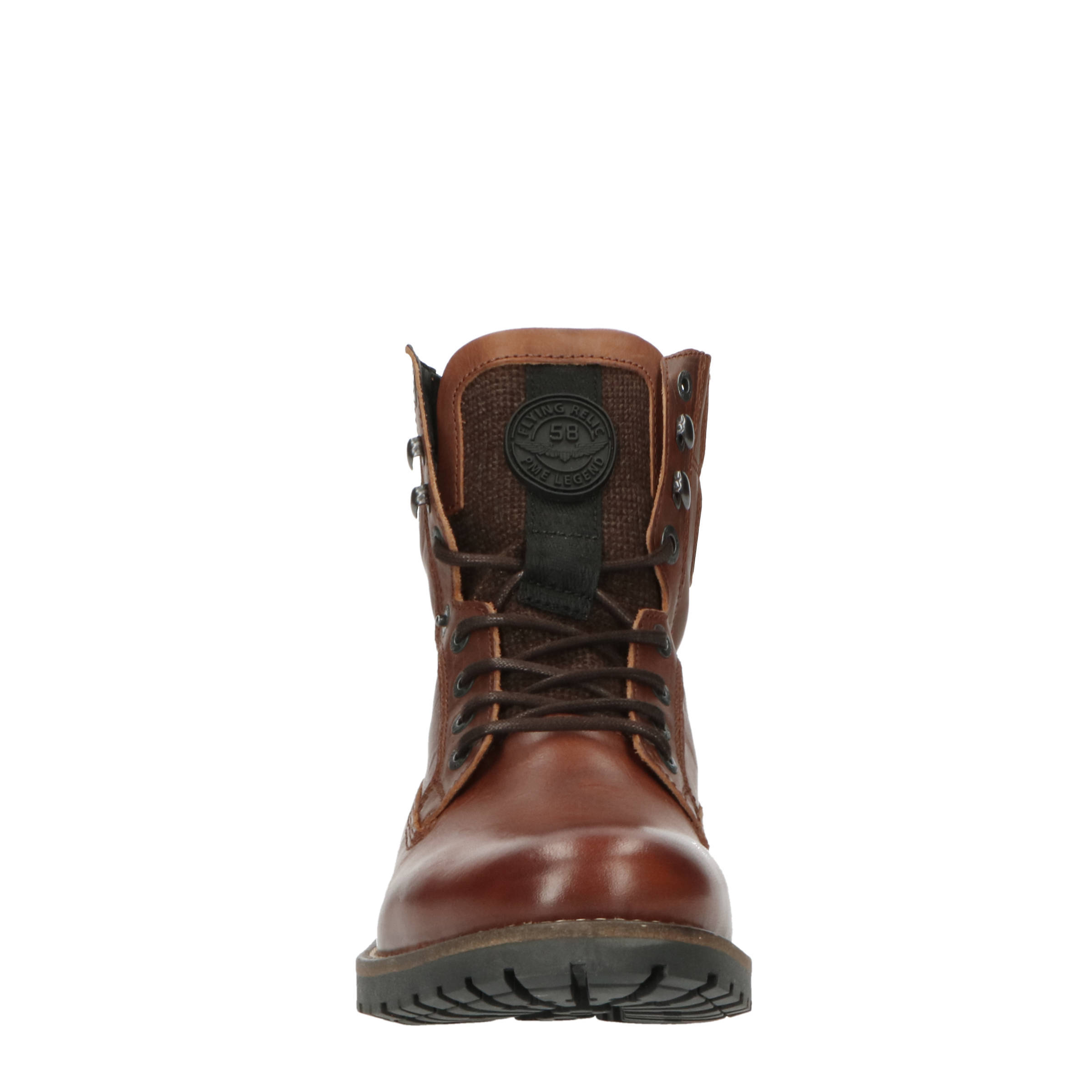 PME Legend Cargotanker Boots leren veterboots cognac | wehkamp