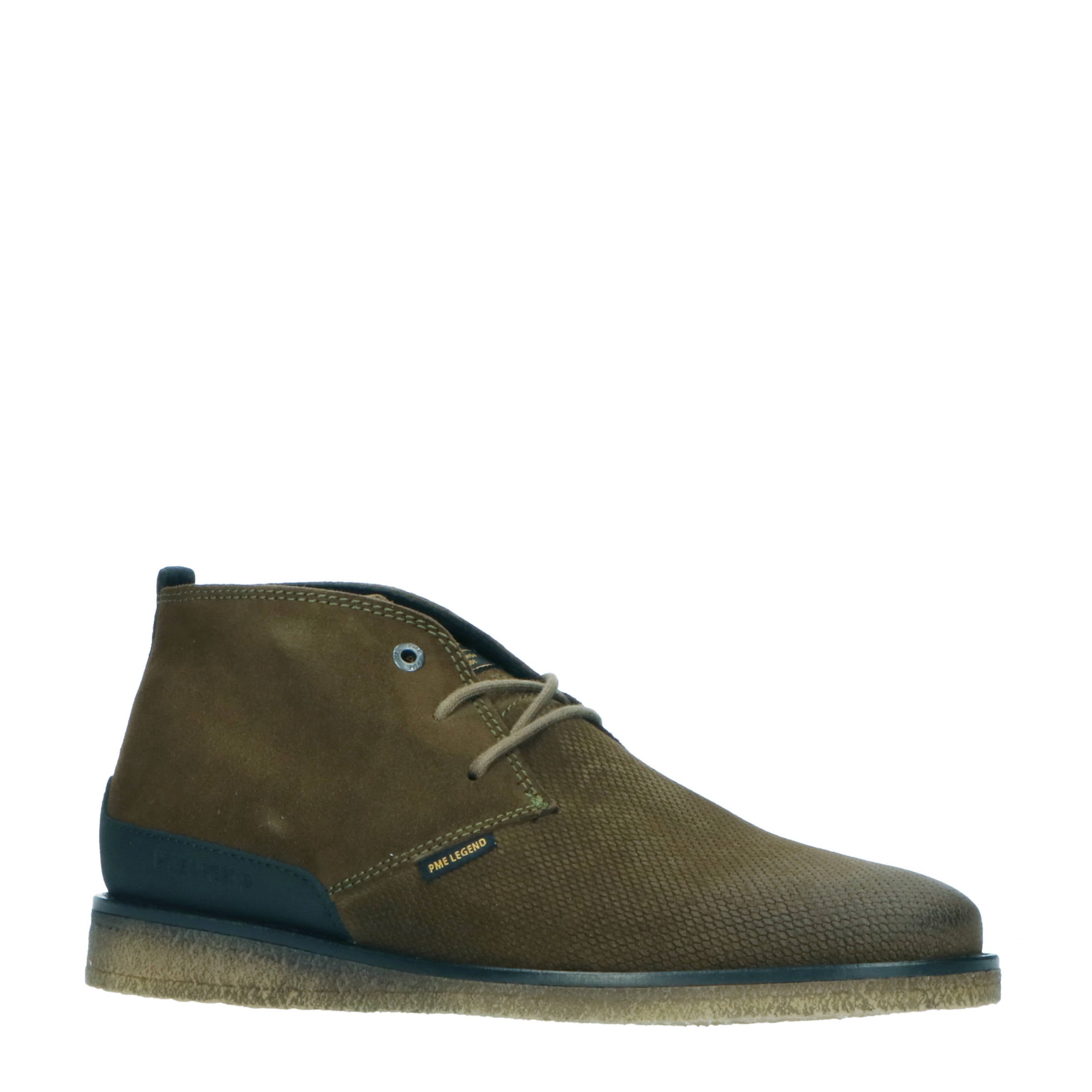 PME Legend Chukka Morauder suède desert boots groen | wehkamp