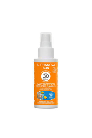 bio spf 30 zonnebrand spray mini - 50 gram