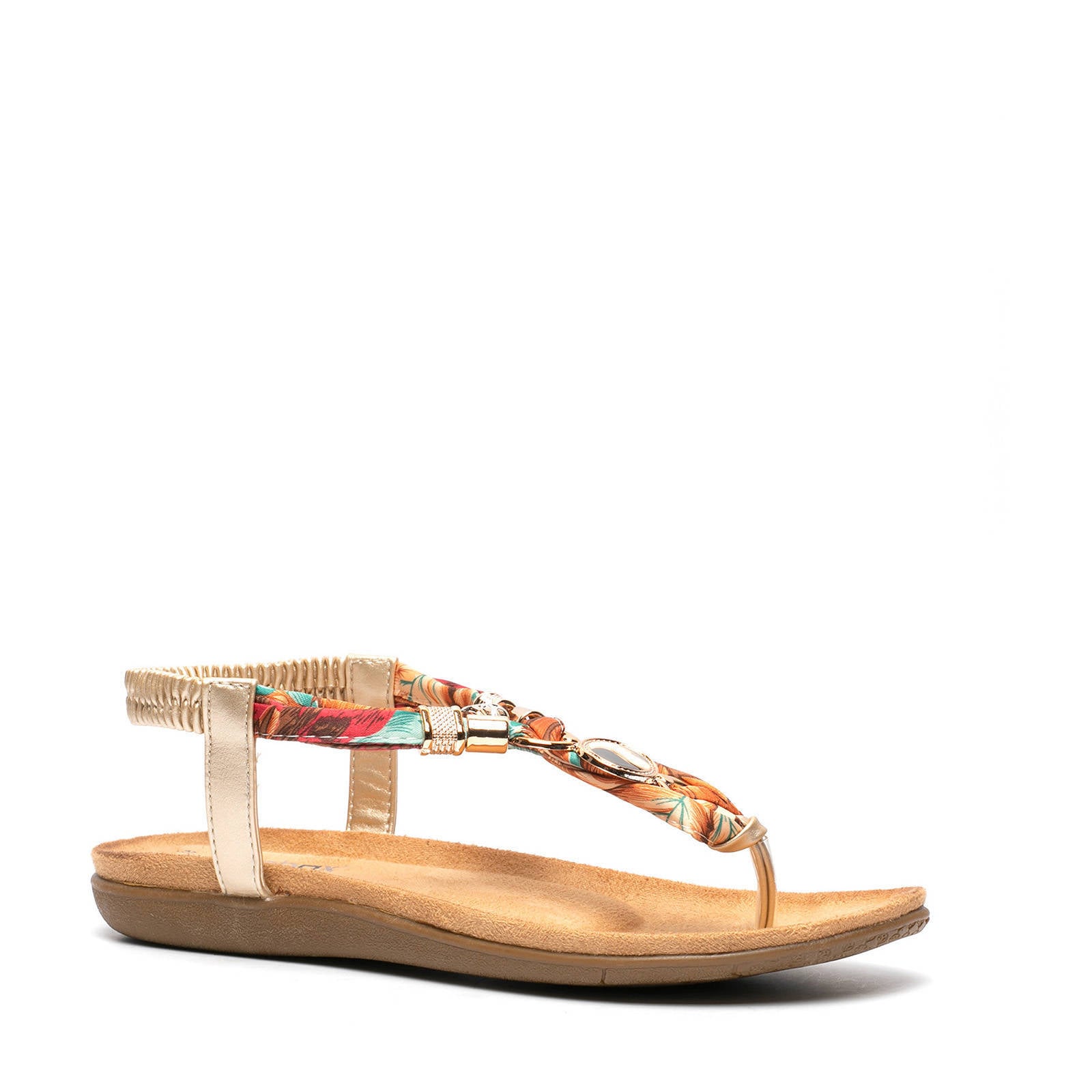 Scapino Blue Box sandalen goud | wehkamp