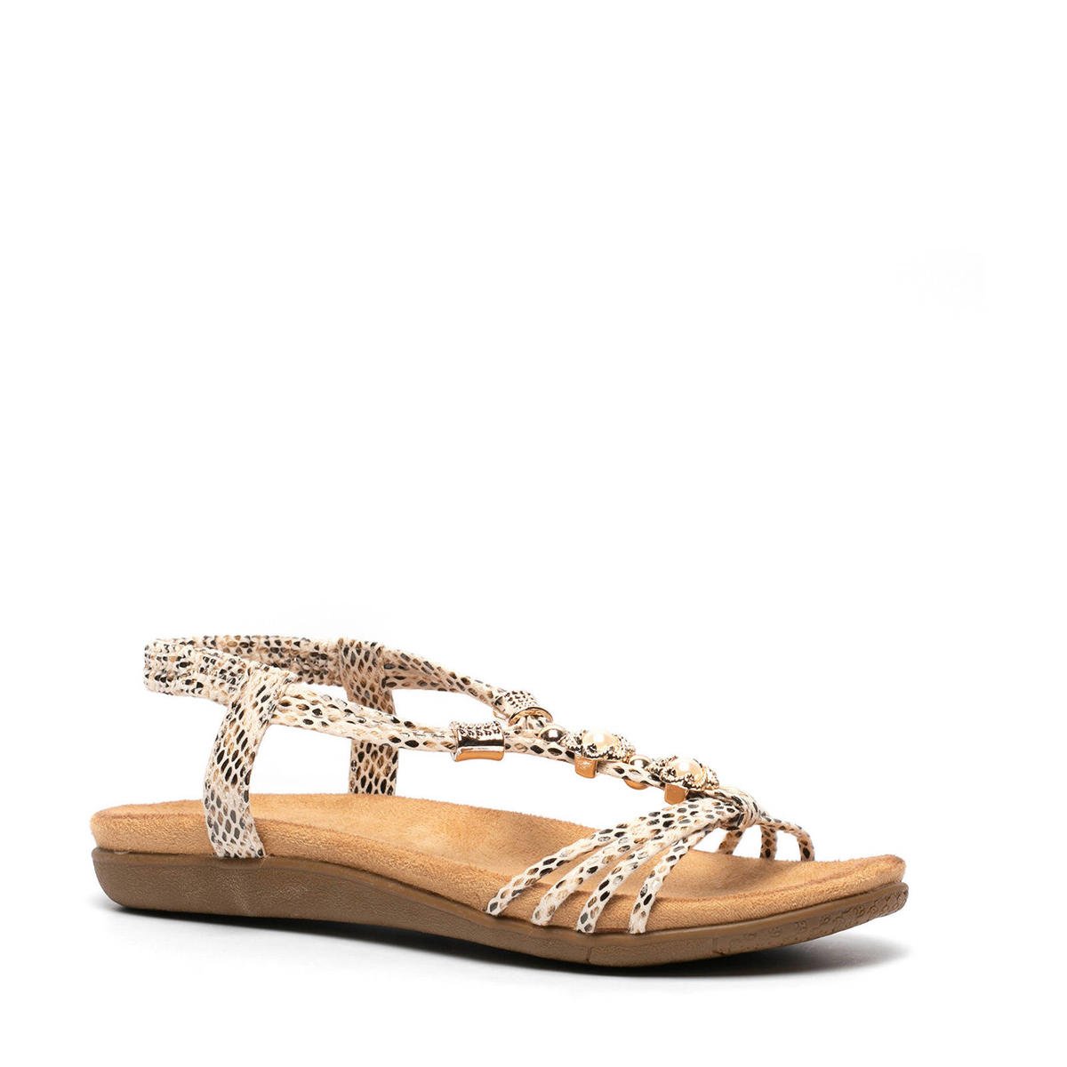 Scapino sandalen beige kopen? Morgen in huis wehkamp