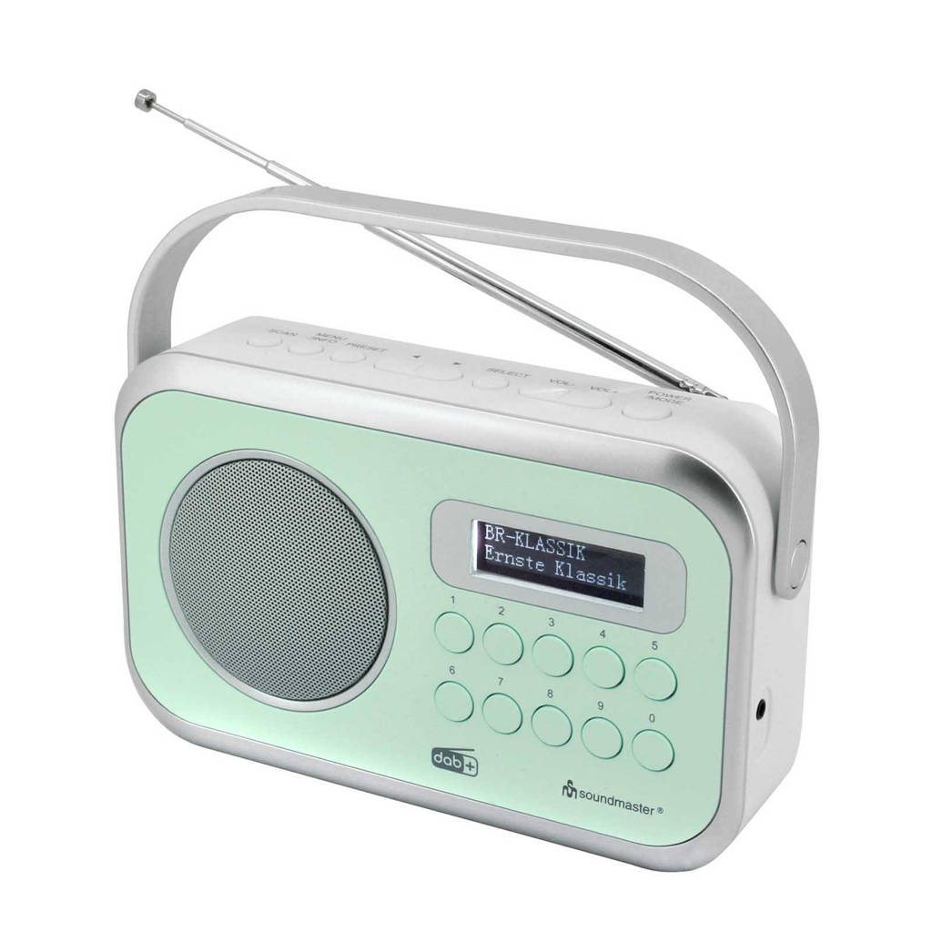 Museum Hardheid puberteit Soundmaster Dab 270 draagbare radio (groen) | wehkamp