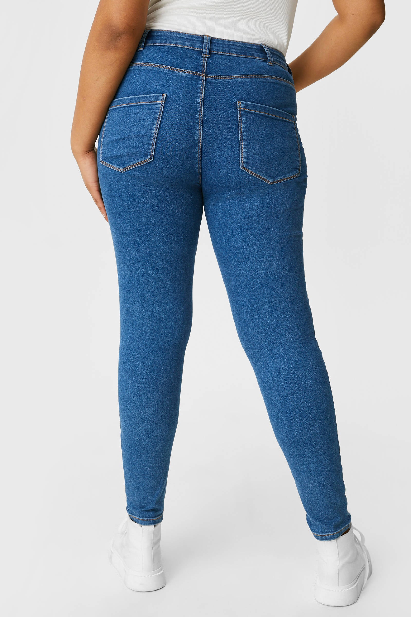 C\u0026A Clockhouse super skinny jeans blauw 