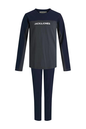   pyjama JACTIKI met logo donkerblauw