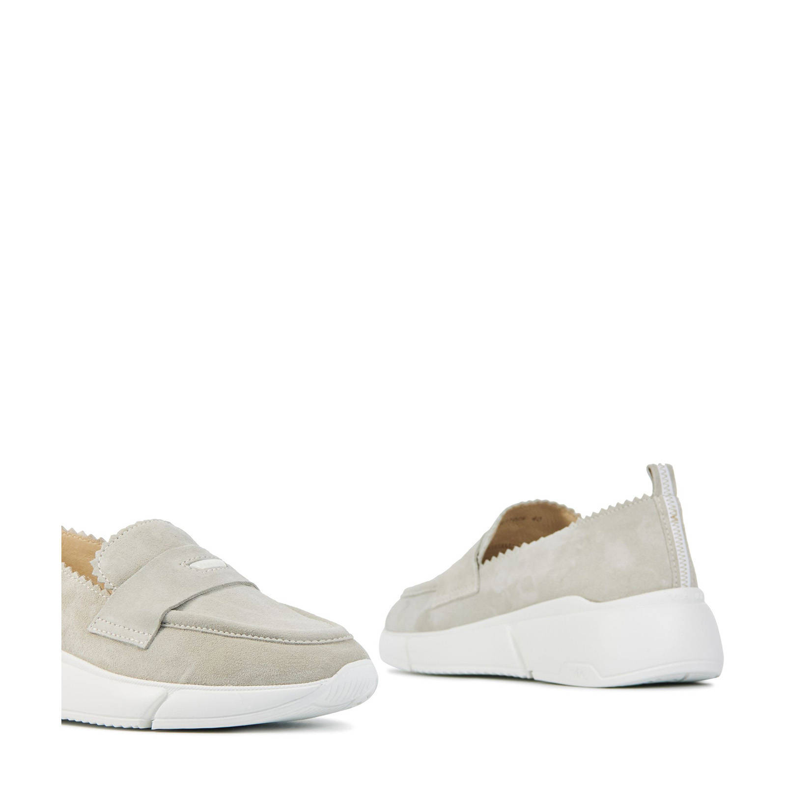 VIA VAI Lois Brake Loafers dames Instappers Beige - Schoenen.nl