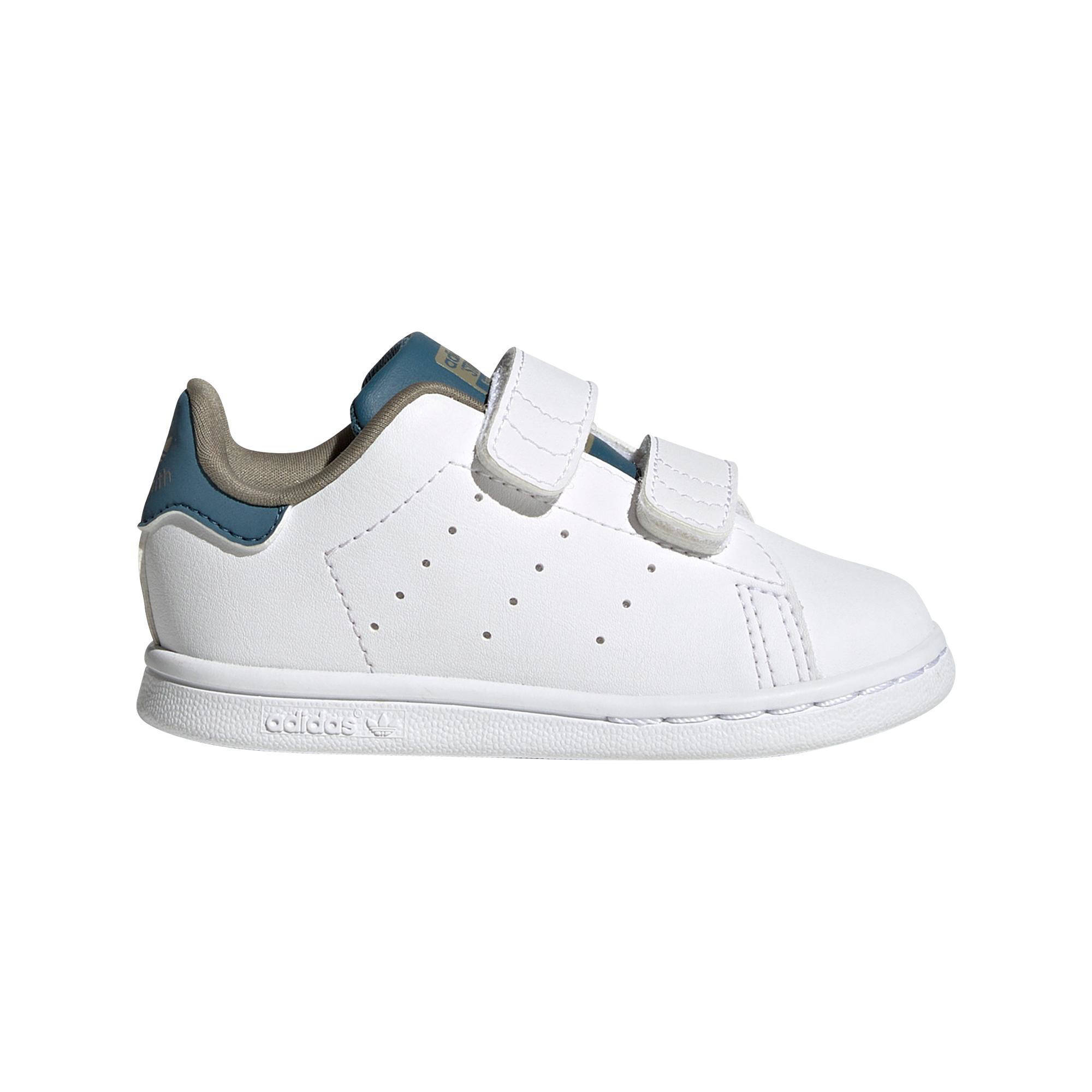 adidas Originals Stan Smith sneakers wit/lichtblauw | wehkamp