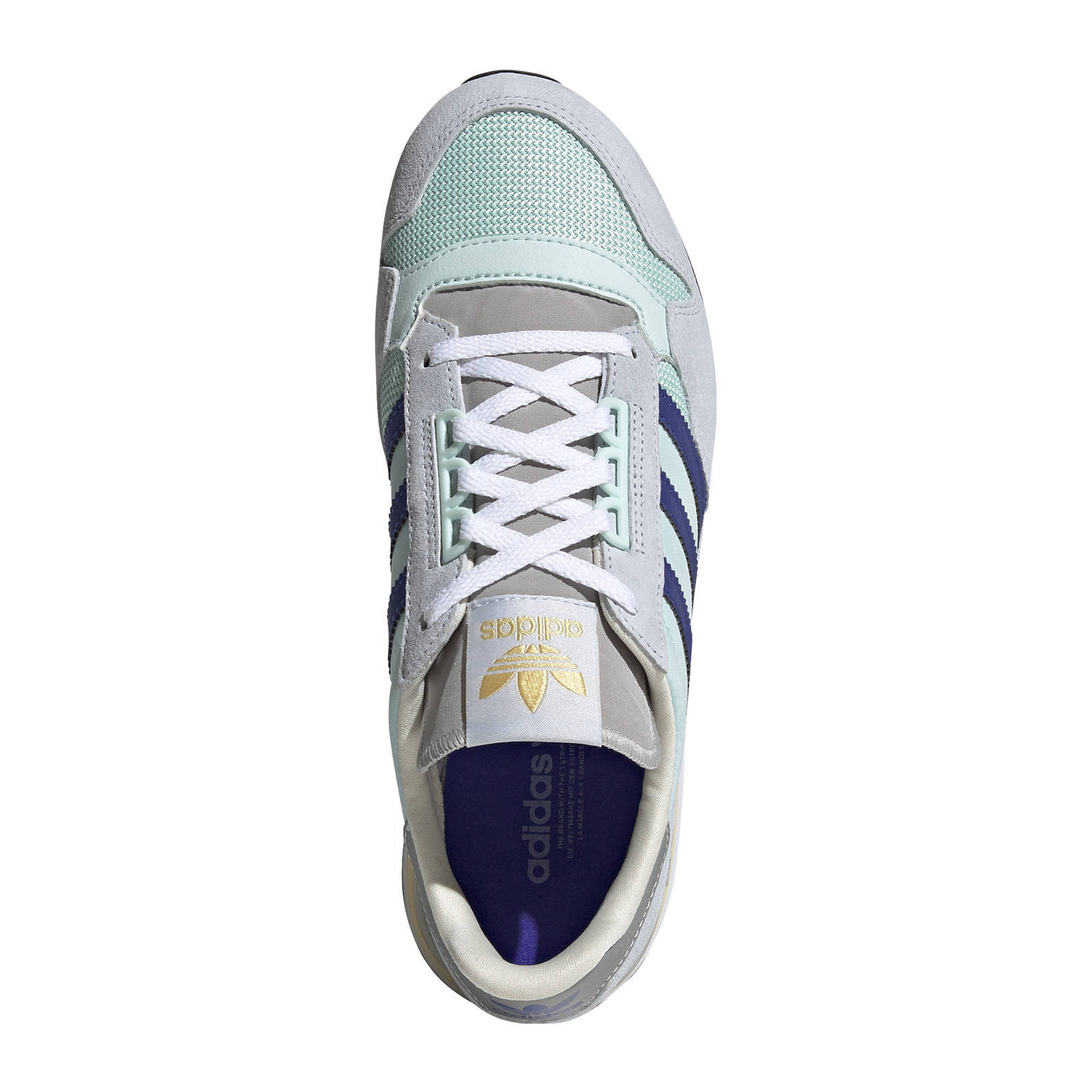 adidas Originals ZX 500 sneakers lichtblauw/blauw/wit | wehkamp