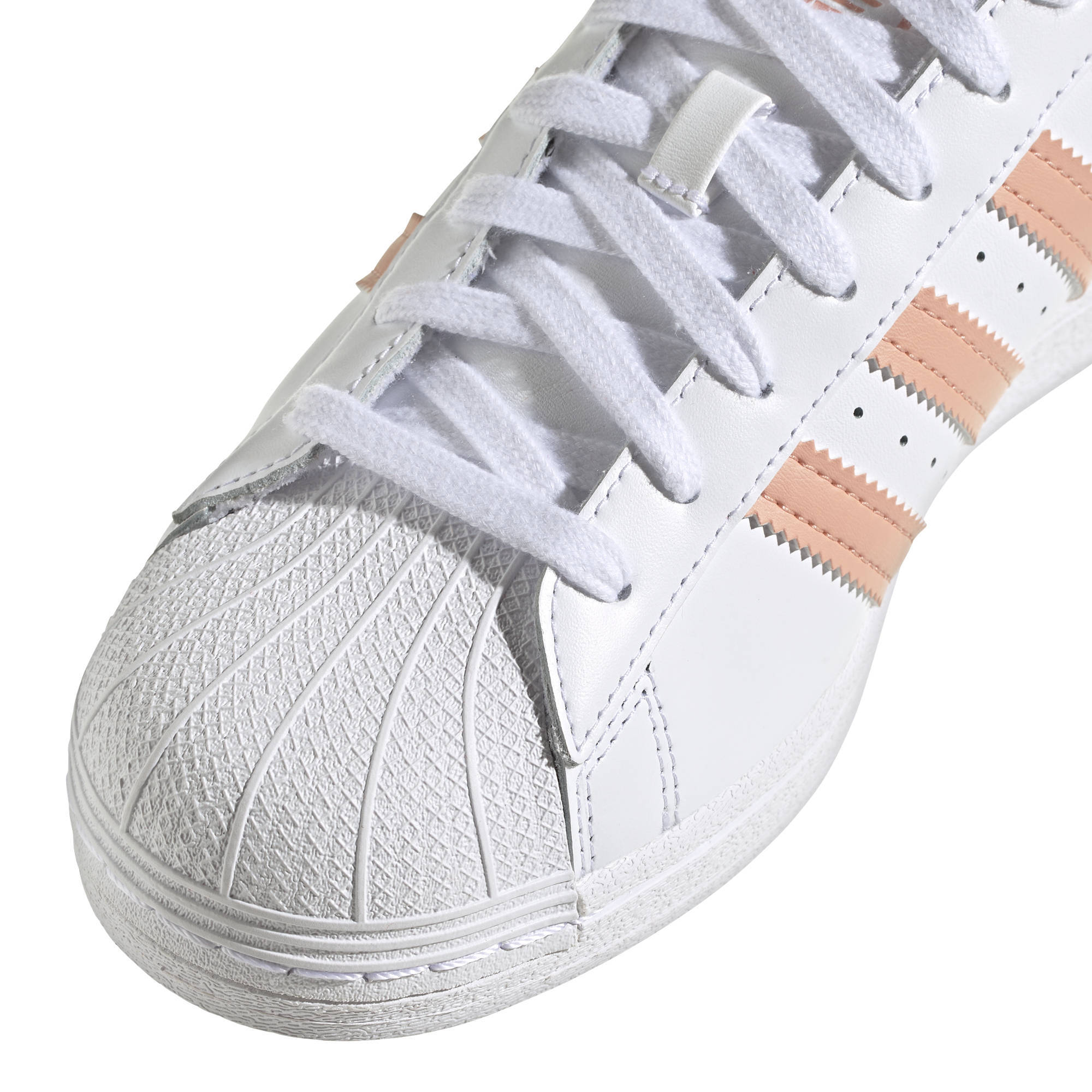 adidas Originals Superstar sneakers wit/roze/roze | wehkamp