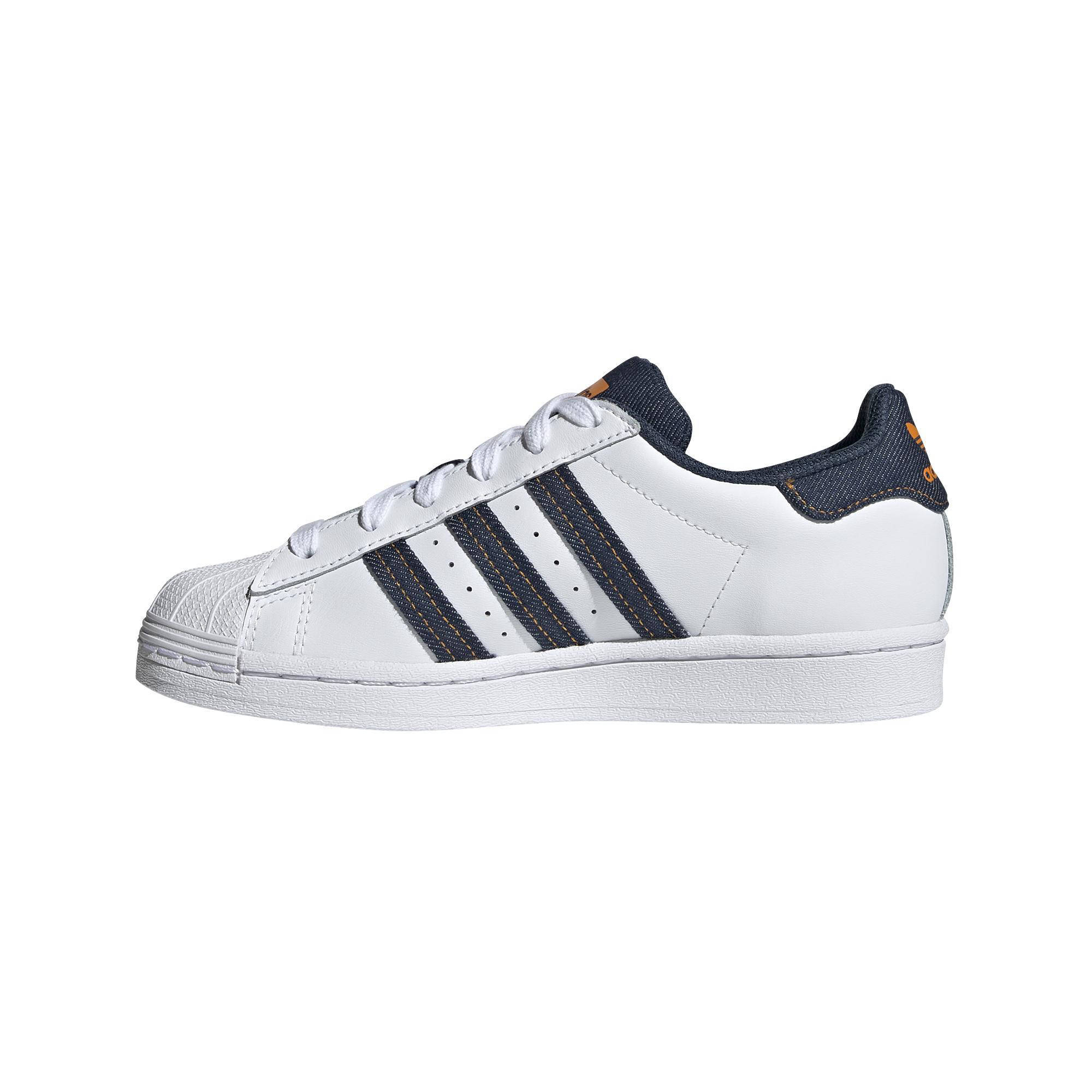 adidas Originals Superstar sneakers wit/denim | wehkamp