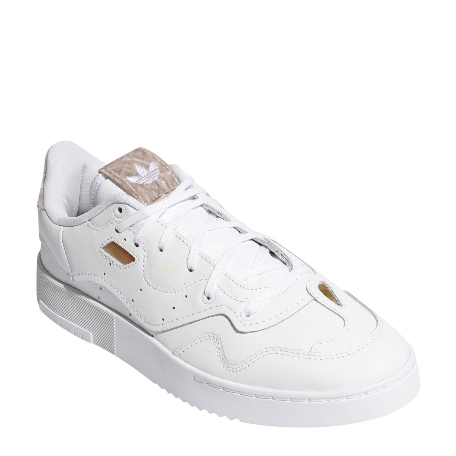 adidas Originals Supercourt XX leren sneakers wit/beige | wehkamp