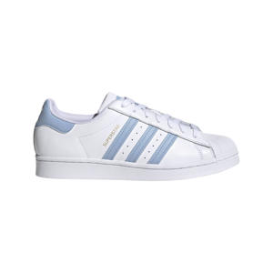 Superstar  sneakers wit/lichtblauw