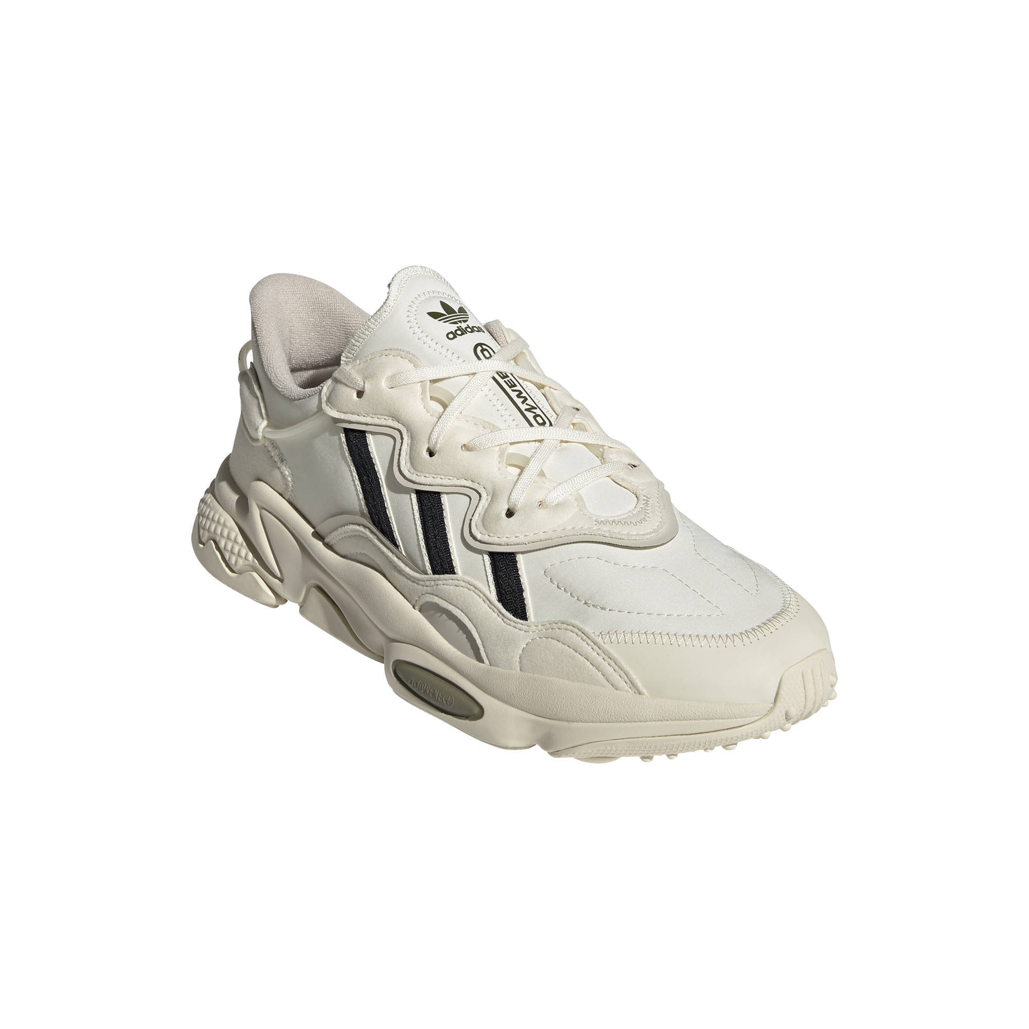 adidas Originals Ozweego sneakers ecru/zwart/olijfgroen | wehkamp