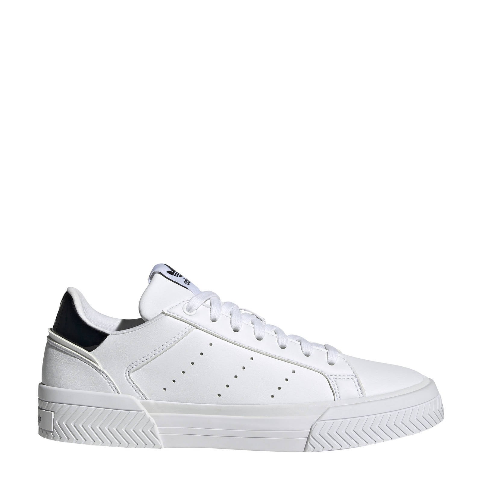 adidas Originals Court Tourino sneakers wit/zwart | wehkamp