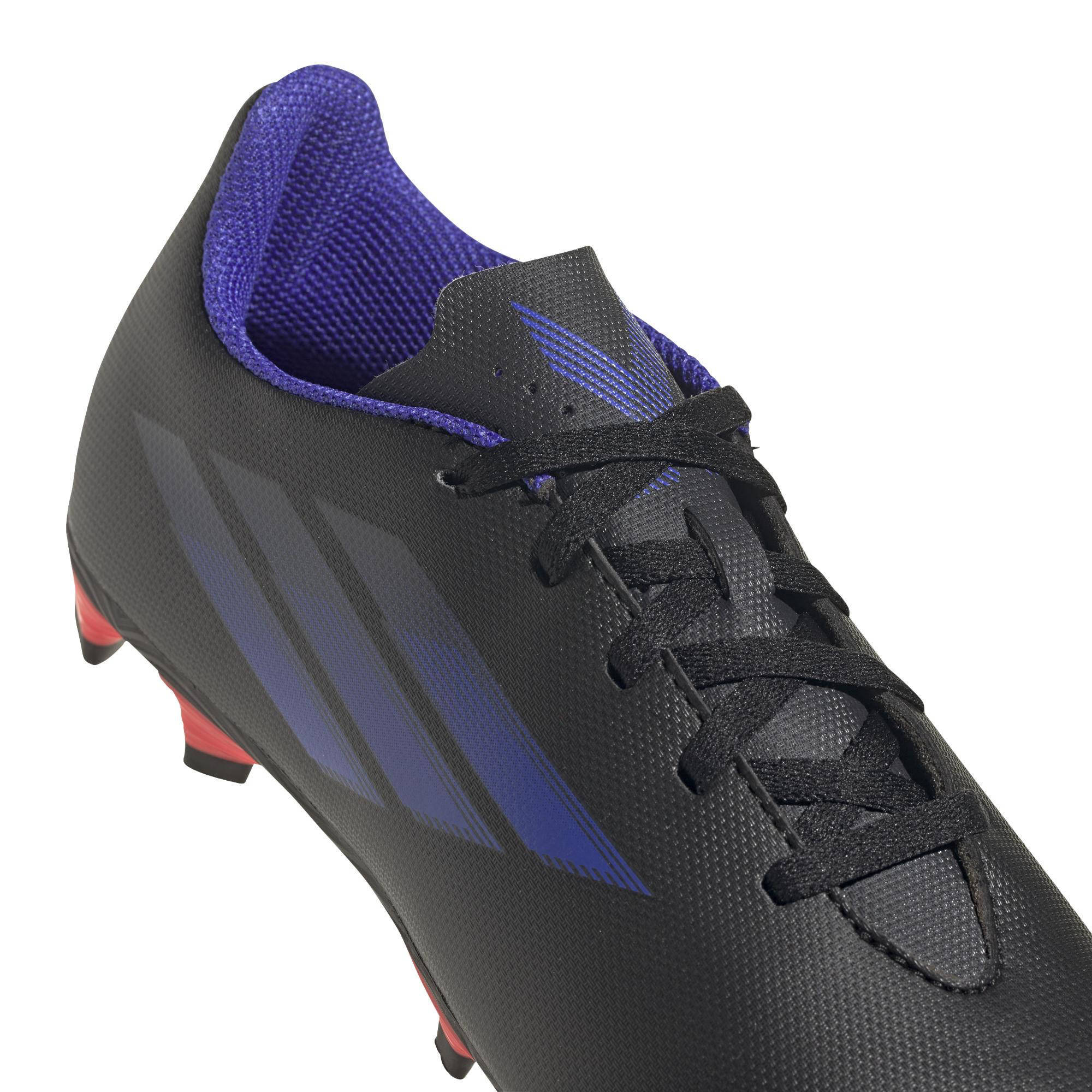 adidas Performance X Speedflow.4 voetbalschoenen zwart/blauw/oranje |  wehkamp