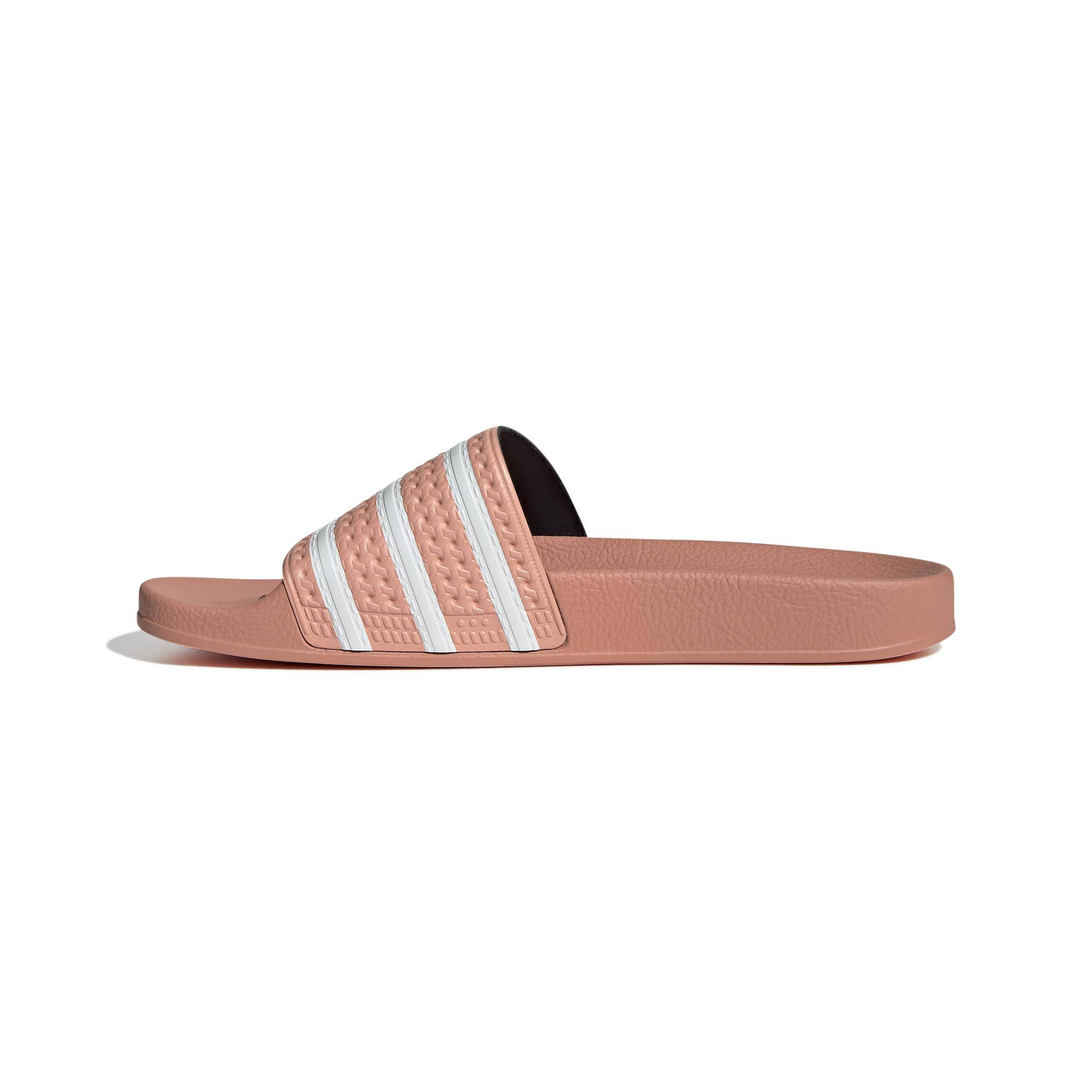 adidas Originals Adilette badslippers roze/wit | wehkamp
