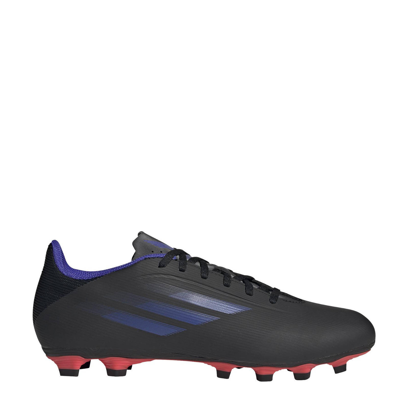 adidas Performance X Speedflow.4 voetbalschoenen zwart/blauw/oranje |  wehkamp