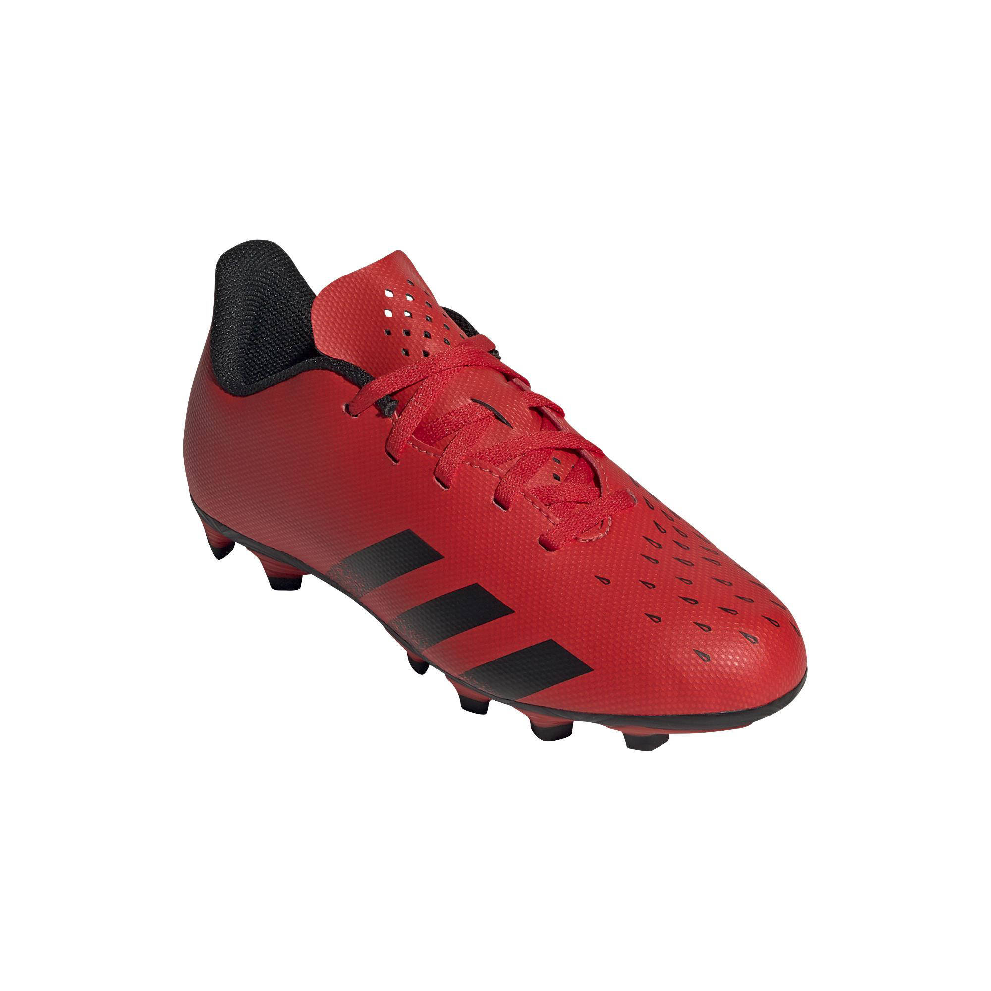 adidas Performance Predator Freak.4 jr. voetbalschoenen rood/zwart | wehkamp