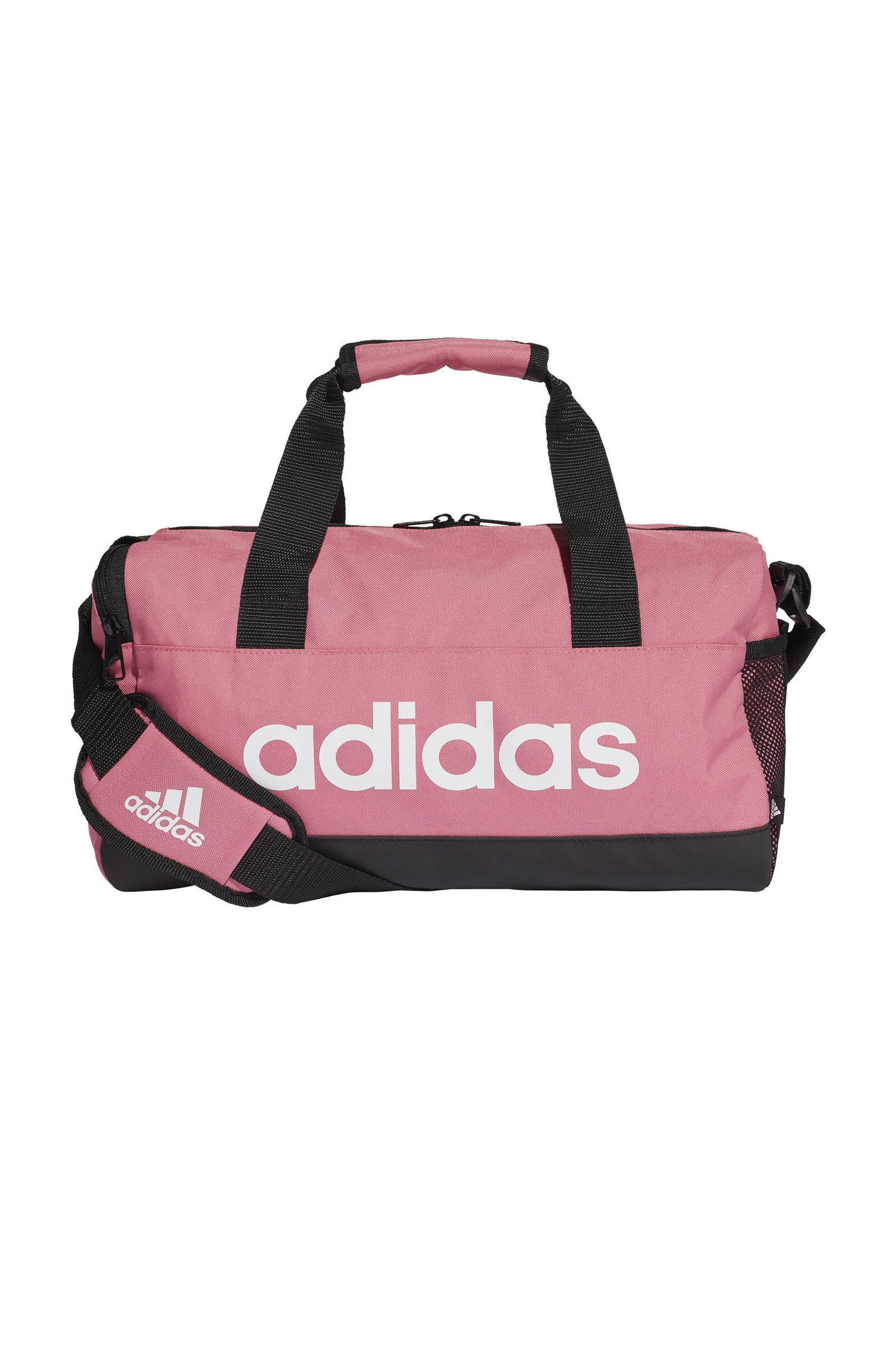 adidas Performance sporttas Linear Duffle XS 14L roze/zwart | wehkamp