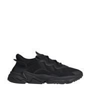 thumbnail: Zwart en grijze dames adidas Originals Ozweego sneakers van mesh met overlays van suède en tpu/voering: textiel met veters en logo