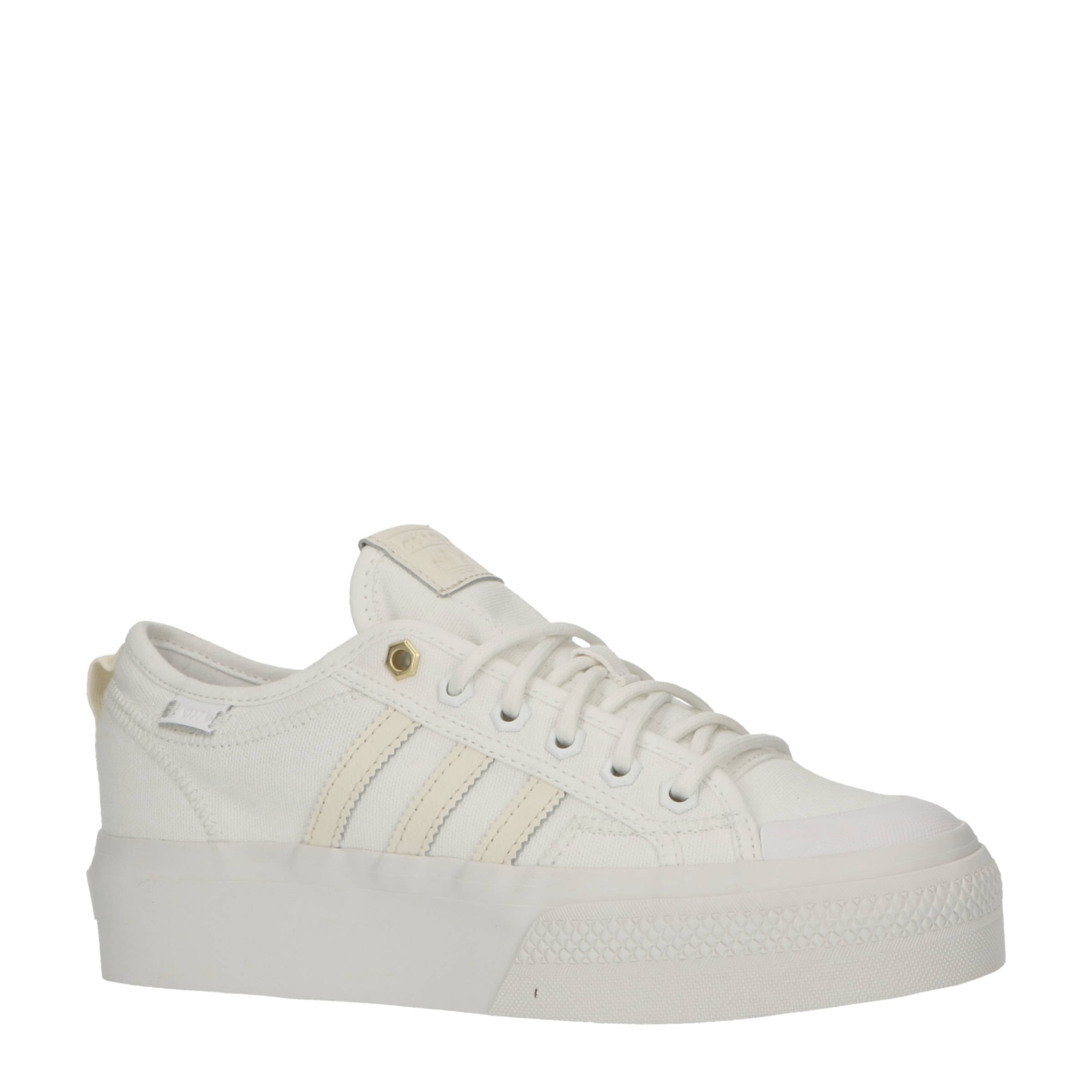adidas Originals Nizza platform mid w Zwart - Schoenen Hoge sneakers Dames  € 67,50