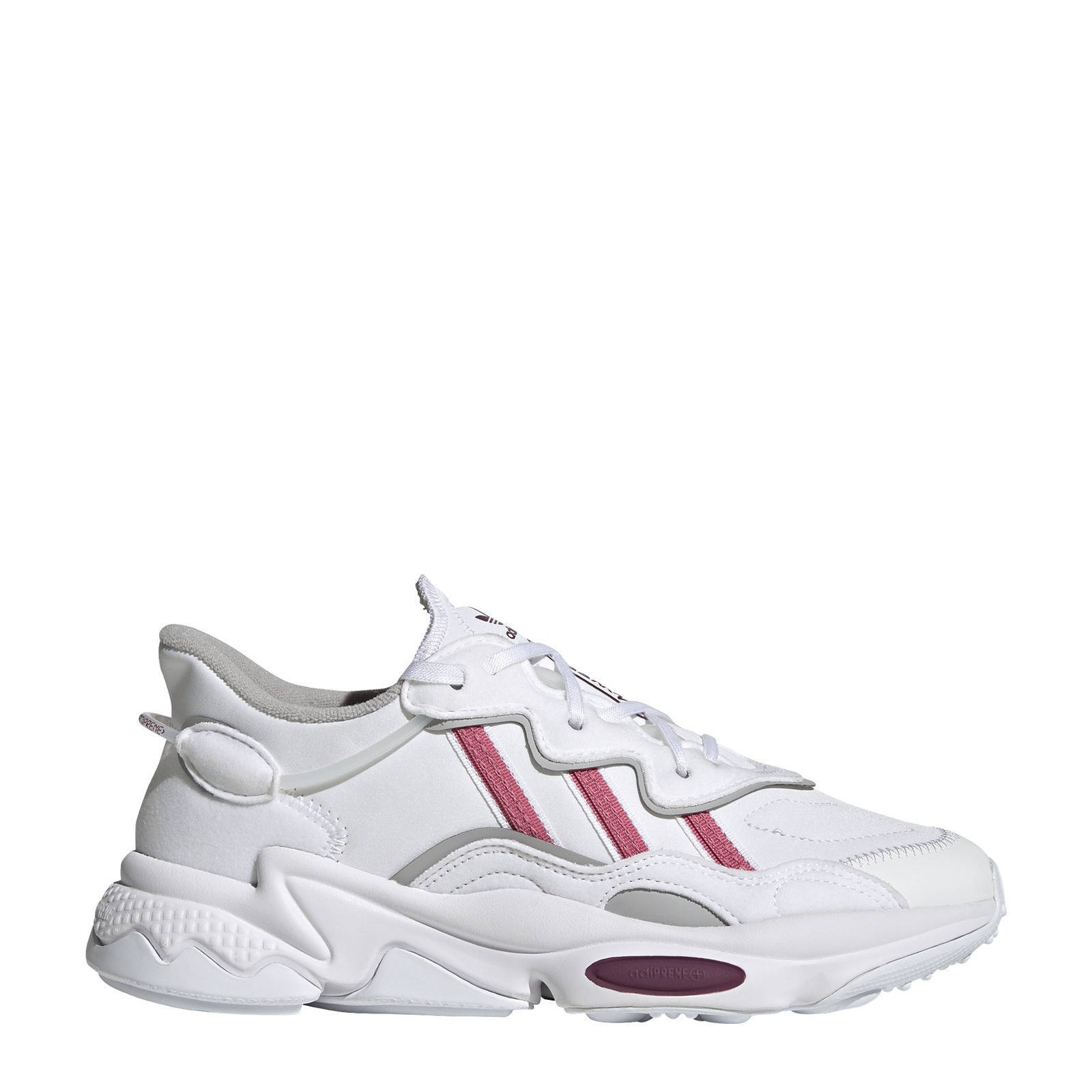 adidas Originals Ozweego sneakers wit/lichtroze/donkerrood | wehkamp