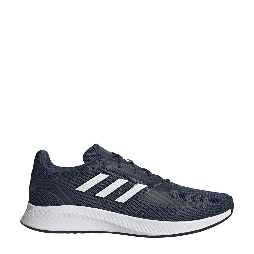 adidas Performance Runfalcon 2.0 hardloopschoenen blauw/wit/donkerblauw