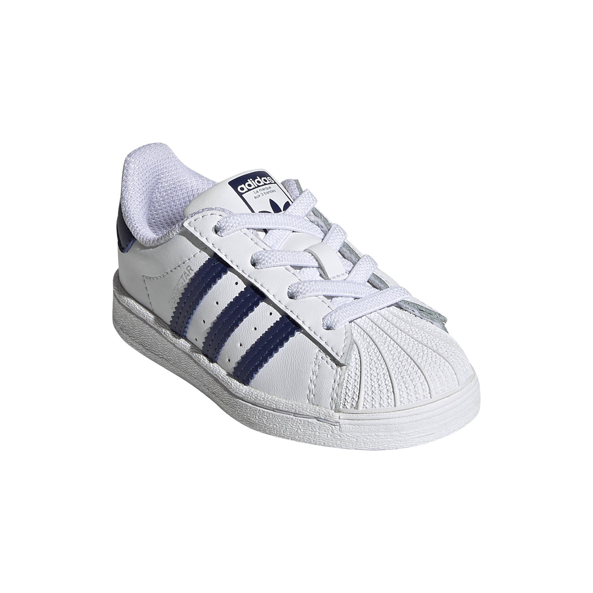 adidas Originals Superstar sneakers wit/donkerblauw/wit | wehkamp