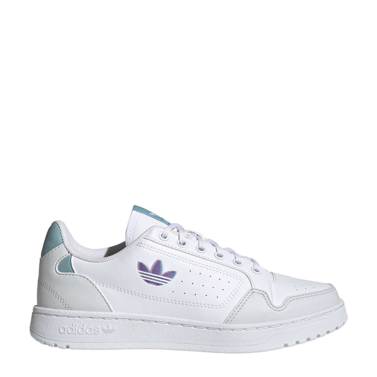 adidas Originals NY 90 sneakers wit/roze/mintgroen | wehkamp