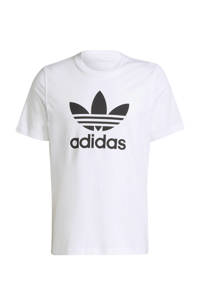 adidas Originals Adicolor T-shirt wit/zwart, Wit/zwart