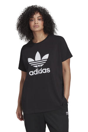 Adicolor Plus Size T-shirt zwart/wit