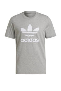 adidas Originals Adicolor T-shirt grijs melange/wit