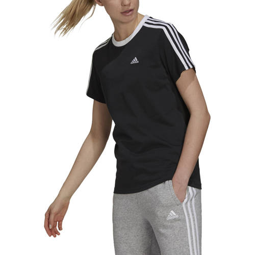 adidas Sportswear sportshirt zwart/wit