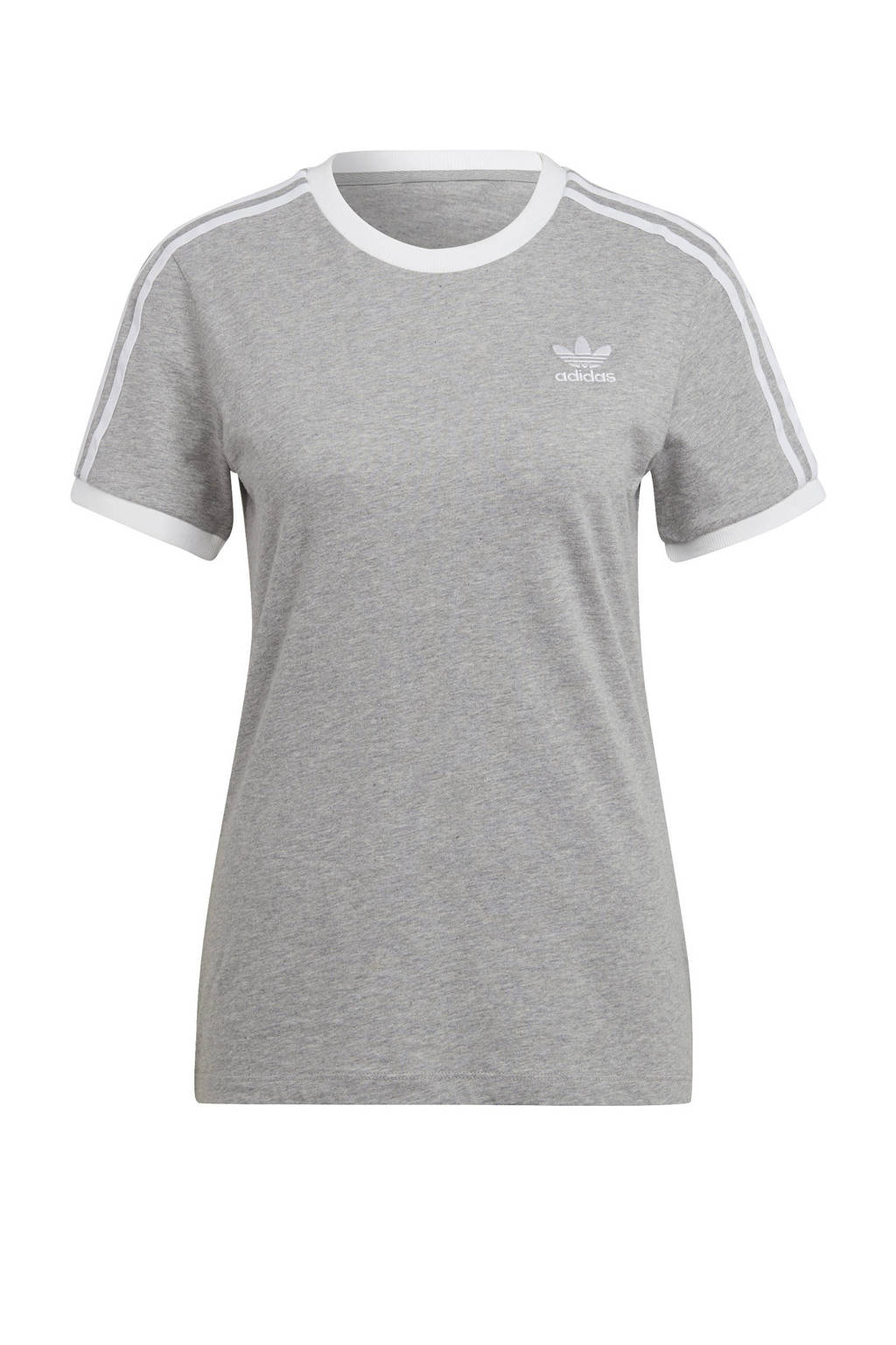 adidas Originals Adicolor T-shirt grijs melange/wit, Grijs melange/wit