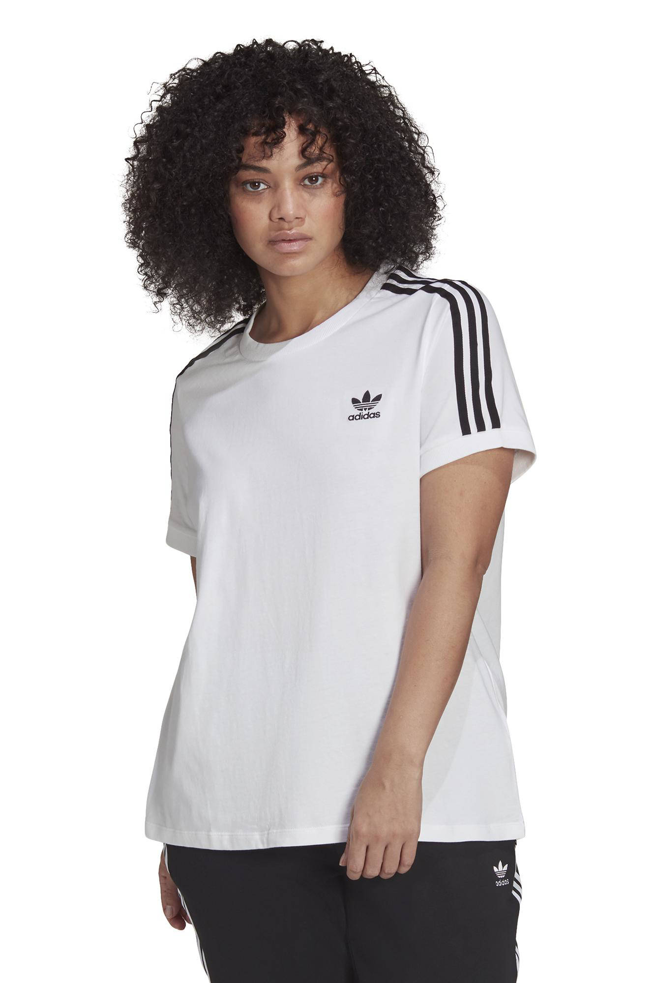 white adidas t shirt ladies