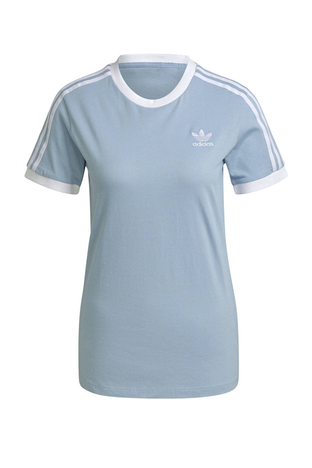 adidas Originals Adicolor T-shirt lichtblauw/wit, Lichtblauw/wit